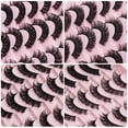 thumbnail image 4 of False Eyelashes 30 Pairs Pack - Thick, Curly & Realistic Look Premium Synthetic Lashes, Reusable for Daily & Special Occasions, 4 of 17