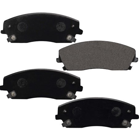 Gridiron Brakes Semi-Metallic Front Brake Pad Set Driver and Passenger Side - ID1056 (Replaces Part# MKD1056)