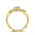 thumbnail image 5 of 9mm AAA CZ Band Women's 18K White/Yellow Gold Filled Wedding Party Ring Size 4-9, 5 of 8