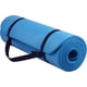 thumbnail image 1 of Everyday Essentials - Esterilla de yoga (1/2 pulgadas, extra gruesa, alta densidad, con correa de transporte, color azul, 1 of 26
