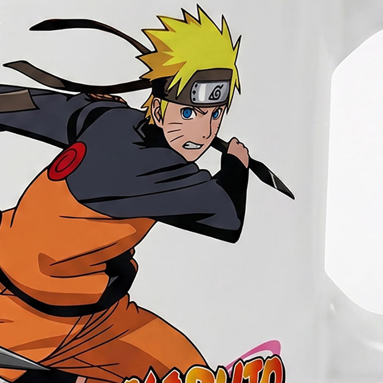 Pyramid America: Naruto Shippuden: Fight Action - 20oz Ceramic Camper Mug - Coffee Tea Cup, Microwave-Dishwasher Safe, Anime Fan Collectible, Licensed