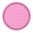 thumbnail image 1 of Alfombrilla para taza de agua de coche con forma de panal de abeja y rejilla creativa, multifuncional, con alfombrilla antideslizante de diamantes de imitación, 1 of 5