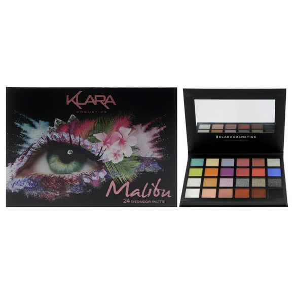 Paleta de 24 sombras de ojos - Malibu de Klara para mujer - 1.68 oz