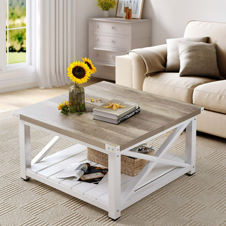 Farmhouse coffee tables and deals end tables