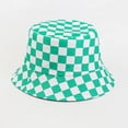 thumbnail image 6 of CoCopeaunts Plaid Bucket Hats Mens Fashion Reversible Fisherman Hat Street Travel Sunscreen Double Sided Wear Sun Cap for Women, 6 of 8