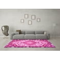 thumbnail image 3 of Ahgly Company Indoor Rectangle Medallion Pink Traditional Area Rugs, 7' x 9', 3 of 4