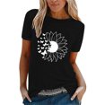 thumbnail image 1 of WEAIXIMIUNG T-Shirt Décontracté à Manches Courtes Imprimé pour Femmes pour la Saint-Valentin, 1 of 7