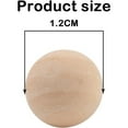 thumbnail image 4 of Natural Wooden Balls,200PCS Unfinished Round Wood Mini Wood Craft Balls for DIY Jewelry Making Art Design - 12mm Diameter, 4 of 7