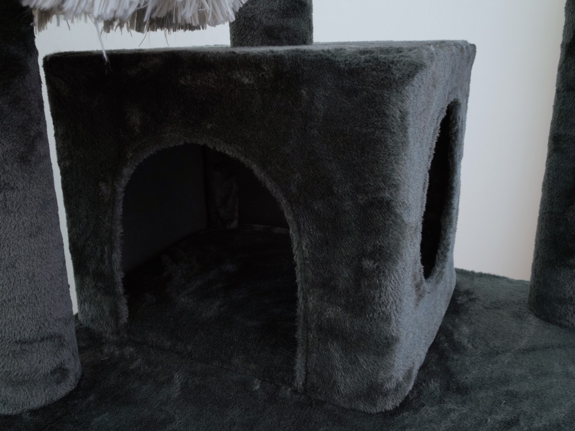 Vibrant Life Large 8-Level 73" Cat Tree with Condo, Hammock and Scratching Posts, Dark Gray