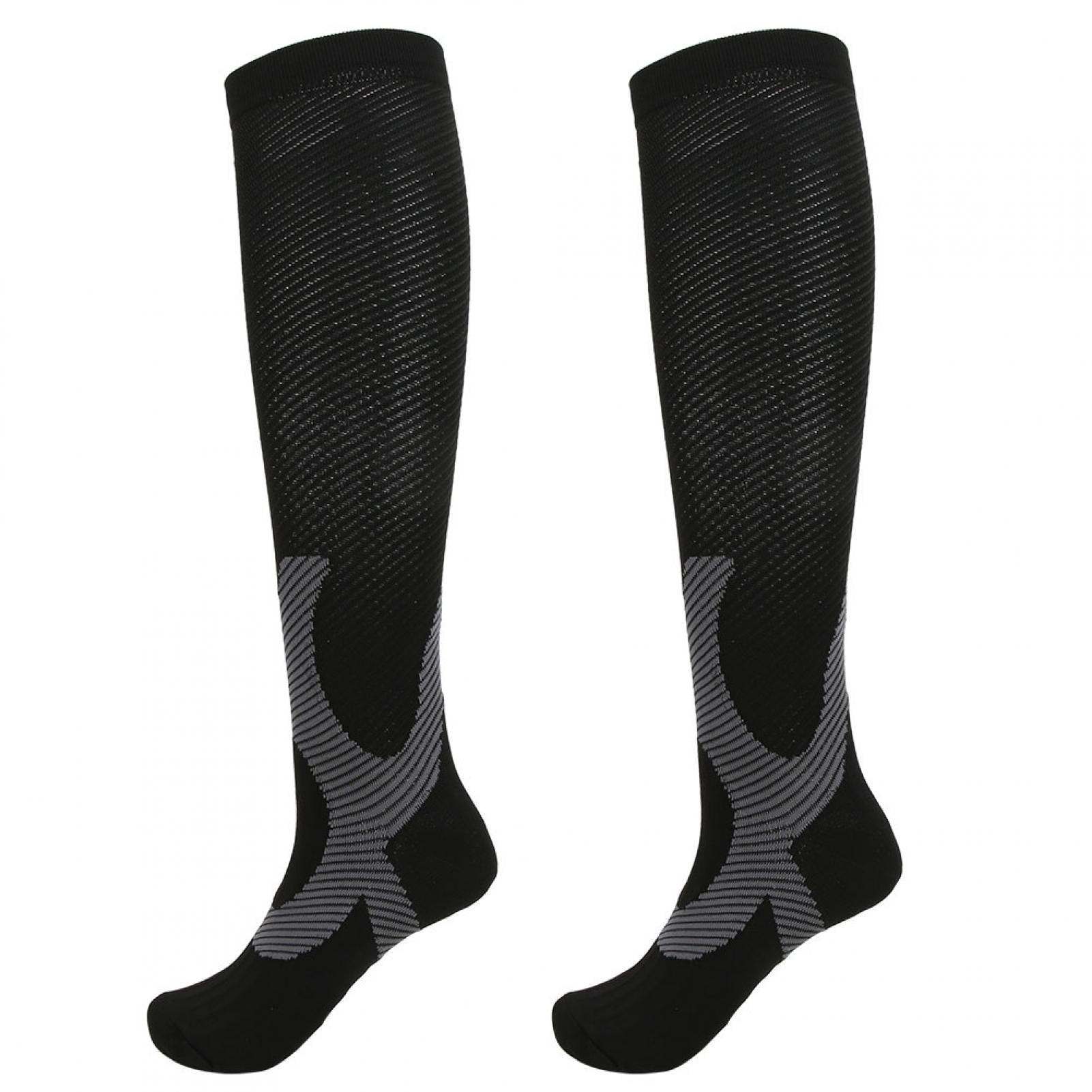 Nylon Chinlon Infused Compression Socks Sport Fitness Ankle Mens Womens S-XL 