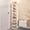 White, variant on Small Shoe Rack, 6 Tier Plastic Vertical Shoe Rack for Narrow Spaces, Efficient Shoe Storage for Closet, Entryway, and Small Spaces (Black)