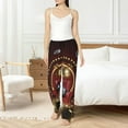 thumbnail image 4 of Balery Casino King And Playing Cards Pantalones de pijama para mujer, pijamas ultraligeros, pantalones de estar por casa-XX-Large, 4 of 6