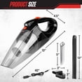 thumbnail image 7 of Stalwart 5,500Pa Handheld Vacuum Cordless Car Vacuum with Light, Washable Filter, and Attachments, 7 of 7