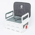 thumbnail image 1 of Nikidom Flat-Pack Foldable Booster Seat - Heather Grey, 1 of 6