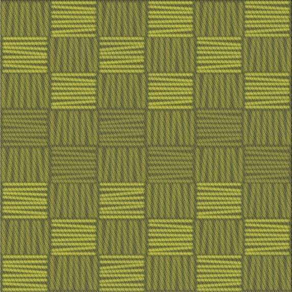 Ahgly Company Indoor Square Patterned Antique Bronze Green Novelty Area Rugs, 4' Square