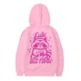 thumbnail image 6 of Toddler Girl Casual Long Sleeve Hoodies Graphic Cute Pullovers Top Clothes Size 3-4T ,Pink, 6 of 7