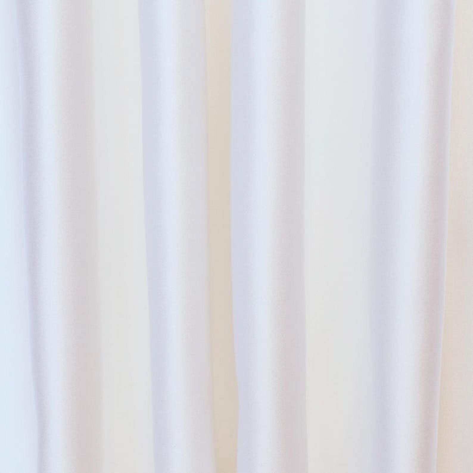 Fabric Mart Direct Off White Heavy Satin Fabric by the Yard, 54 inches or 137 cm Width White Satin Fabric, 1 Yard Solid Satin Upholstery Fabric For Curtains, Pillows