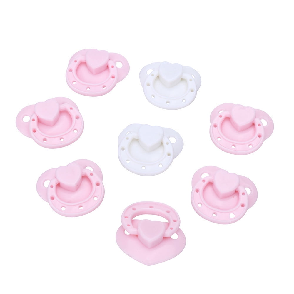 TUTUnaumb New Dummy Pacifier For 26Cm Reborn Baby Dolls With Internal Magnetic Accessories Autumn Sale-Multicolor