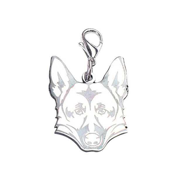 Toyfunny Fashion Stainless Steel Dog Print Pet Cat Name s Anti Lost Dog Identity Card Walmart Com Walmart Com