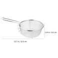 thumbnail image 2 of Miangastore 2pcs Frying Baskets Food Fried Baskets Kitchen Stainless Steel Fry Baskets (Silver), 2 of 8
