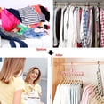 thumbnail image 7 of Pack of 4 Magic Hangers Wardrobe Closet Organizers Storage,Closet Organizer Space Saving Sturdy Plastic Hangers for Home College Dorm Room Essentials for Wardrobe,Gray, 7 of 7