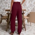 thumbnail image 6 of Laqbezok Women's Cotton Linen Joggers, High Waist Paper Bag Trousers with Pockets, Casual Loose Tapered Pants for Summer Beach Vacation Travel, 6 of 6