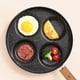 thumbnail image 1 of Sartén para desayuno, olla para freír con cuatro agujeros, sartén para panqueques, utensilios de cocina, valor inmejorable, 1 of 13