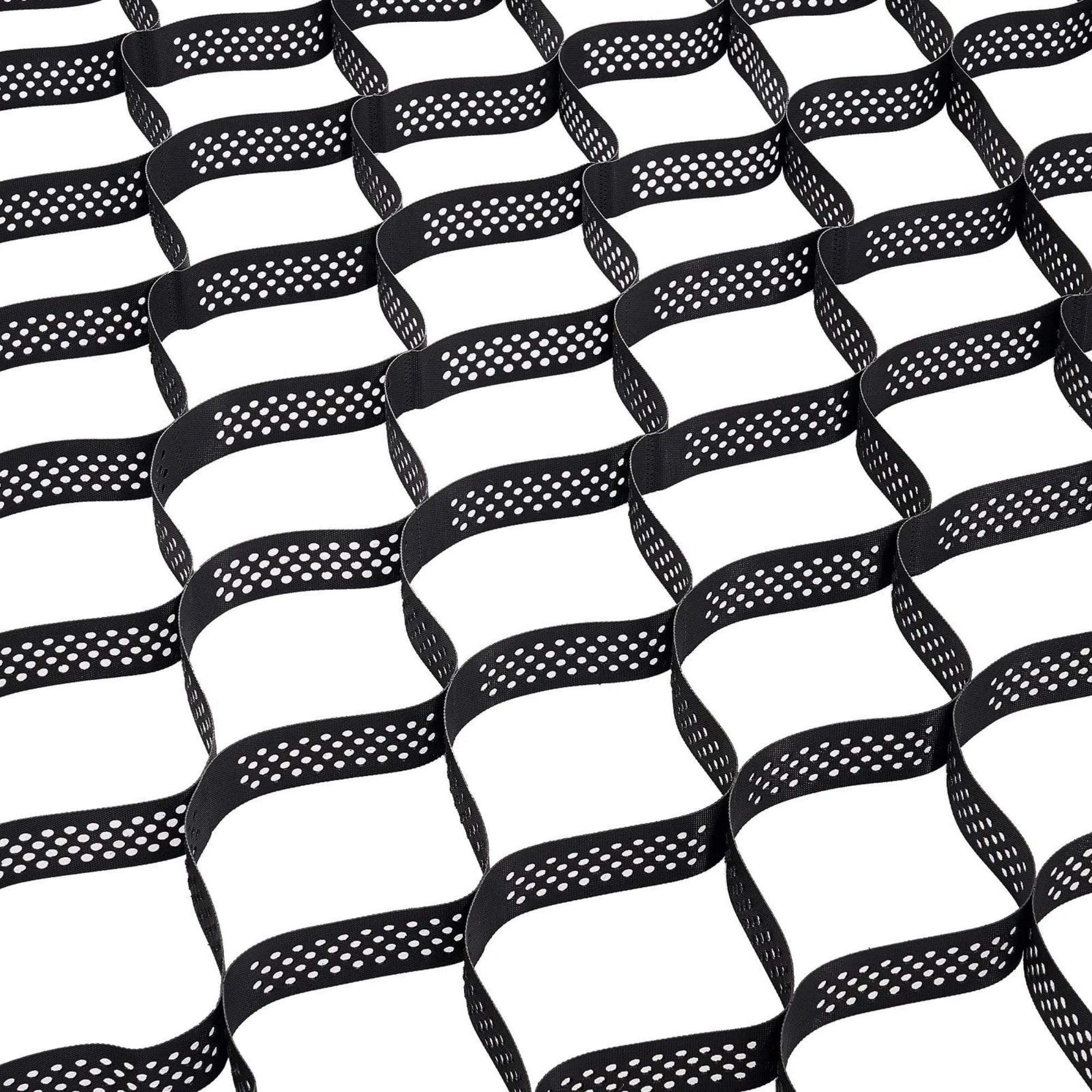Gravel Grid Driveway Stabilization, Permeable Grass Ground Retainer 24.93 x 9.52 FT, 1880 LBS/Sq FT for Patio Walkway & RV Parking, 3" Depth