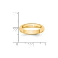 thumbnail image 3 of 14K Yellow Gold Ring Band Wedding Standard Half Round, 3 of 3