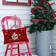 thumbnail image 4 of Red Christmas Pillow Cover 12x20 Inch Black White Buffalo Plaids Christmasball Joy to The World Snowflake Decoration Holiday Winter Farmhouse Throw Waist Pillow Cases Cotton Linen for Couch, 4 of 6