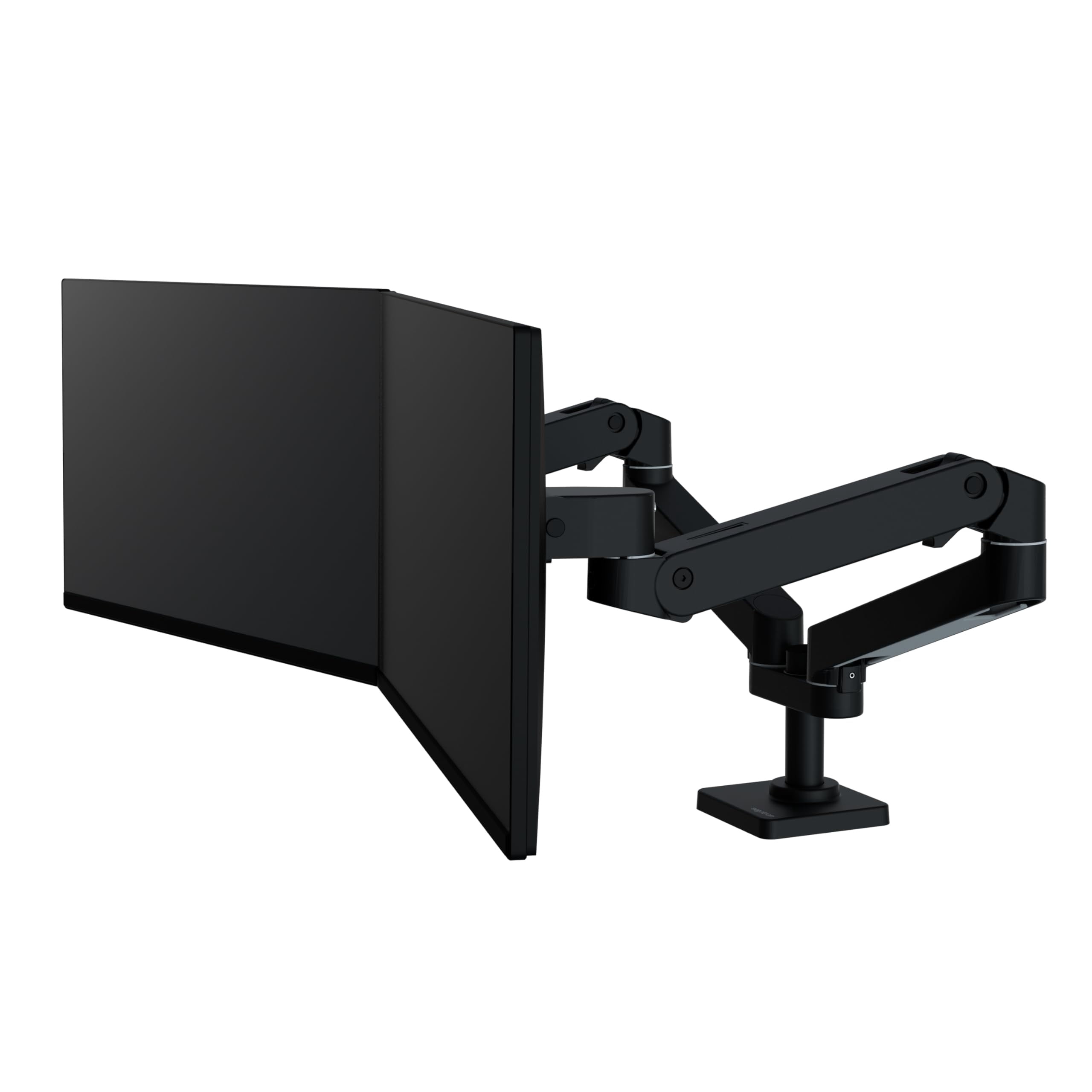 Ergotron Desk Mount for Dual Monitor LCD Display Black 45686292