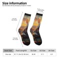 thumbnail image 2 of Cauagu Flower Meditating Rabbit Print Crew Socks for Women and Men,Adult Athletic Running Socks 1-Pair Sports Socks Work Gear Socks with Moisture Wicking, 2 of 6