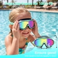 thumbnail image 3 of GPED Kids Swim Goggle,2 Pcak Adjustable Swimming Goggles,Anti-Fog No Leaking Swim Glasses for Children Age 4-14, 3 of 8