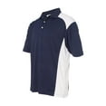 thumbnail image 2 of Spirit Racing Colorblocked Moisture-Free Mesh Polo, 2 of 3