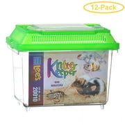 Lees Kritter Keeper with Lid Mini - 7.13L x 4.38W x 5.5H - Pack of 12