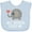 AE-Light Blue, variant on Inktastic Nanna Loves Me Grandchild Boys or Girls Baby Bib
