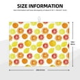 thumbnail image 2 of Yiaed Lemon Orange Print Highly Absorbent Microfiber Kitchen Counter Mat, Dish Drying Pad for Dishes, Utensils, Pots and Pans, Large 18" x 24", 2 of 7