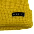 thumbnail image 3 of Yea.Nice Beanie Soft Acrylic Yellow Folded Waffle Weave Beanie Hat Cap, 3 of 3