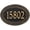 Gold/Black, variant on Personalized Cast Metal Address plaque