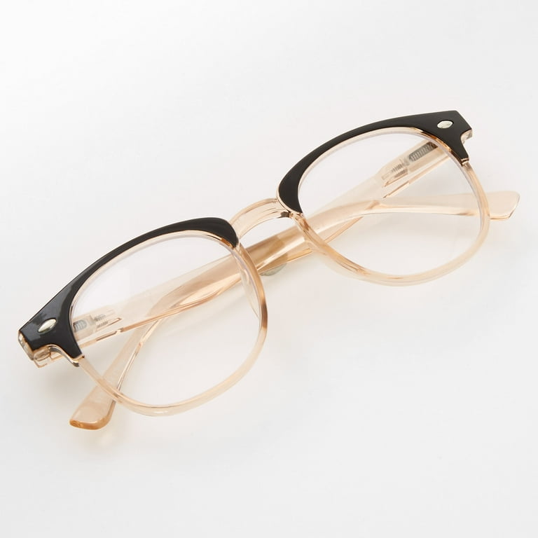optical frames clear browline glasses