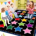 thumbnail image 3 of Star Classroom Kids Daycare Rug Playmate Nonslip Area Carpet Rug For Preschool Elementary Bedroom Children Boys Girls Educational Playroom Floor Mat-3x4ft, 3 of 6