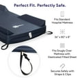 thumbnail image 3 of Medacure Universal Mattress Cover with with Foam Bolsters for Fall Prevention - 36 x 80 x 8, 3 of 5