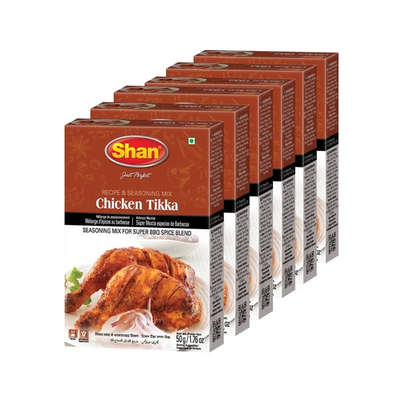 SHAN CHICKEN TIKKA PREMIUM, 50g (Pack of 6)