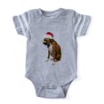 thumbnail image 1 of CafePress - Santa Boxer Christmas - Cute Infant Baby Football Bodysuit, 1 of 1