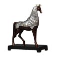 thumbnail image 4 of GROWTH TANK Statue de Cheval en Résine Figurine Ornement de Table Sculpture de Collection Peinte à la Main B, 4 of 9