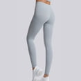 thumbnail image 4 of 3D Cellulite Leggings for Women 3D Anti Cellulite Leggings for Women Fitness Sport Pants No Front Seam Leggings Anti Cellulite Leggings No Curling Lift Pants High Waisted Leggings Breathable Grey S, 4 of 5