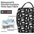 thumbnail image 2 of Giraffe Insulated Lunch Box Teen Reusable Lunch Bag Fit Most Bento Boxes Lunchbox Office Beach, 2 of 6