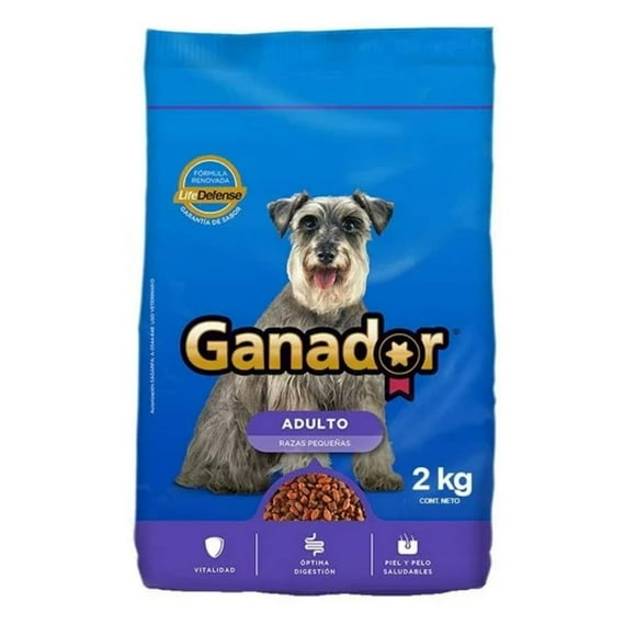 Alimento Para Perro Ganador Original Razas Pequeñas 2 kg