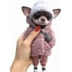 thumbnail image 1 of Figura de peluche de cachorro de pie de resina hecha a mano, perro Chihuahua Shar-Pei, linda muñeca de arcilla animal de moda para decoración del hogar (a), 1 of 5
