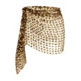thumbnail image 2 of Bufanda de danza del vientre Hugo Hip Oro Negro para mujeres, 2 of 10
